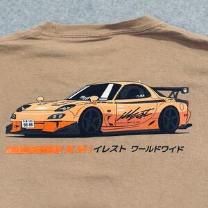 Vintage Y2K Beige “illest” Graphic Tee